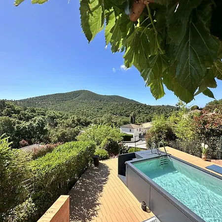 Marilou Climatisee Pour 6 Personnes Avec Piscine Sur Le Domaine De Valcros A La Londes-les-maures Villa